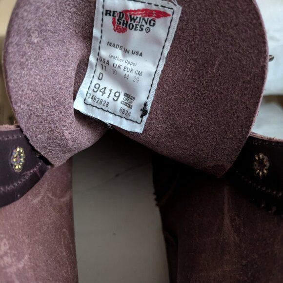 Red Wing Beckman Boot in Black Cherry, 11D - Picture 16 of 16